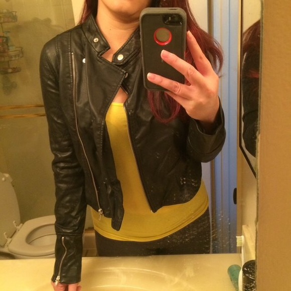 American Eagle Faux Leather Jacket