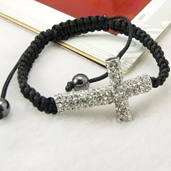 Jewelry - NWOT Adjustable Cross Bracelet