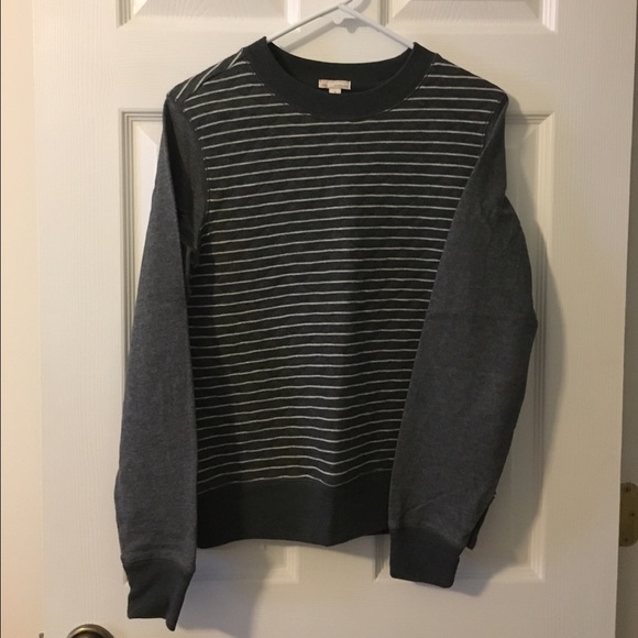 Gap quilted striped sweatshirt