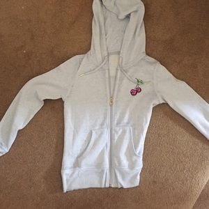 Betsey Johnson super soft cherry hoodie