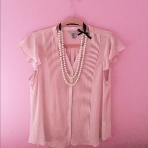 H&M blush color top