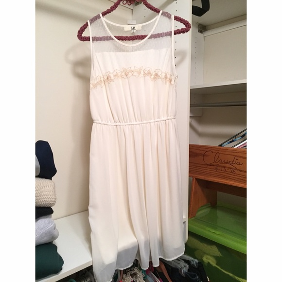 Cream dress