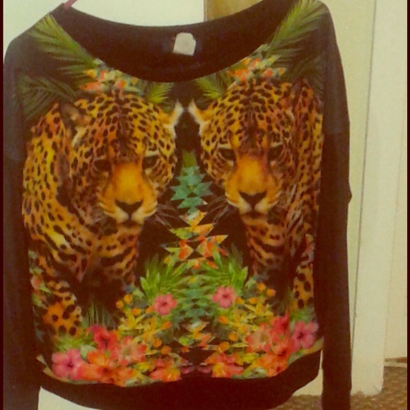 Lepord print jungle shirt