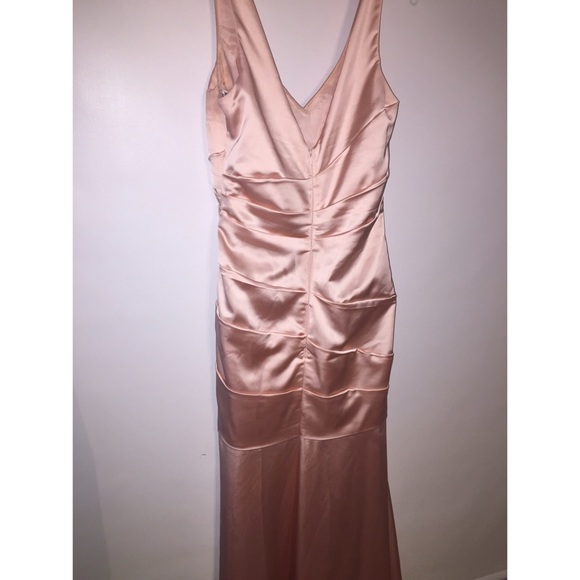 Sleeveless Satin Dress - Picture 3 of 4