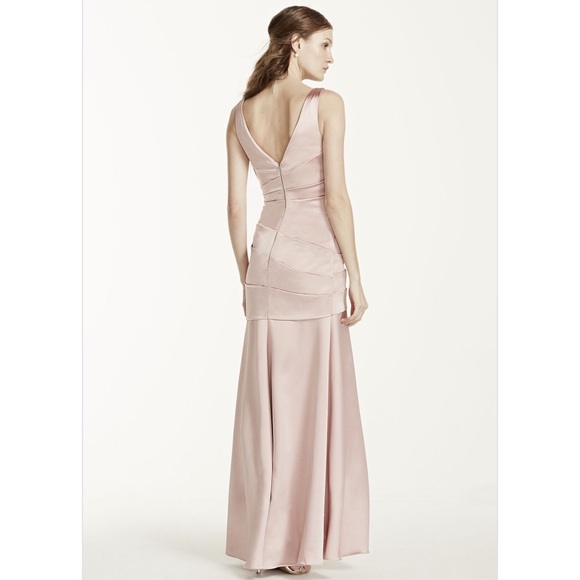 Sleeveless Satin Dress - Picture 4 of 4