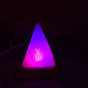 Color changing light up 3-D triangle