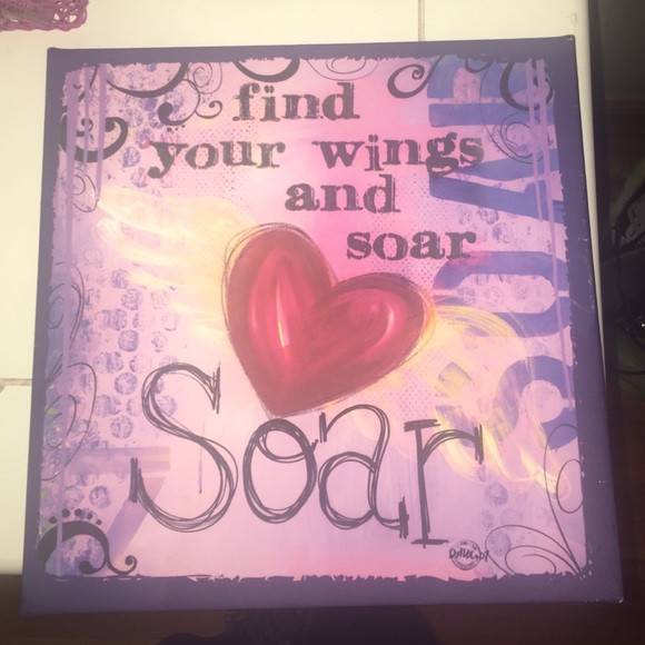 Canvas art quote