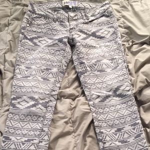 geometric jeans