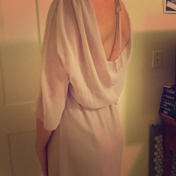 WINK Genevieve Blush Dress with open back