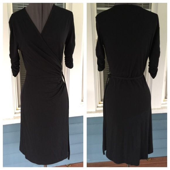Express Dresses & Skirts - EXPRESS Black Wrap Dress