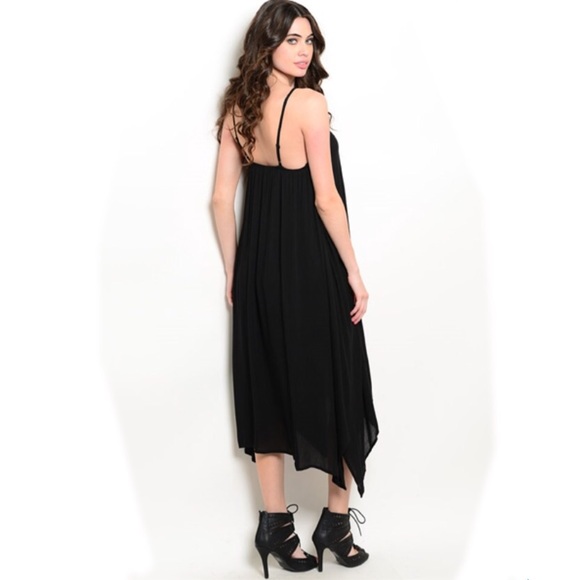 New💥! NADINA black & gold embellished dress - Picture 3 of 7