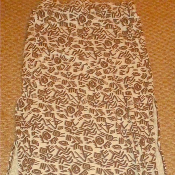 Aztec printed skirt