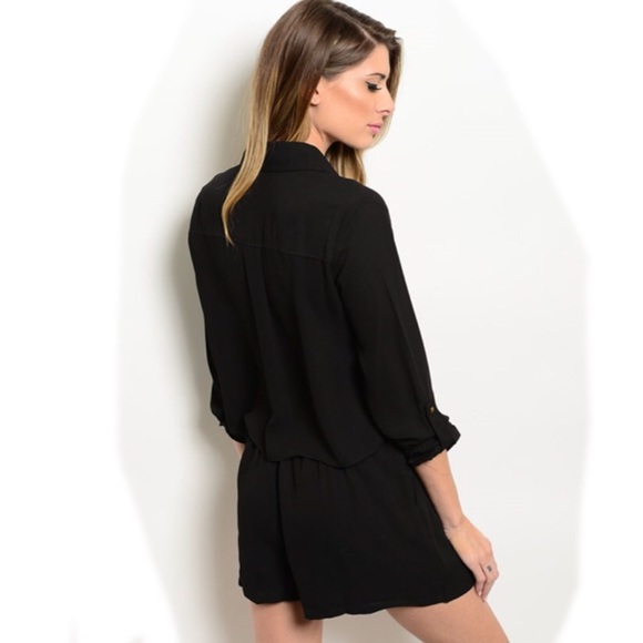 New💥! OSLO black studded romper - Picture 3 of 7