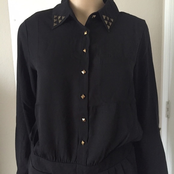 New💥! OSLO black studded romper - Picture 5 of 7