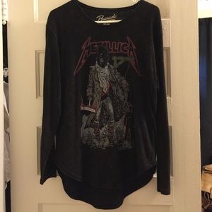 Metallica t-shirt from urban outfitters