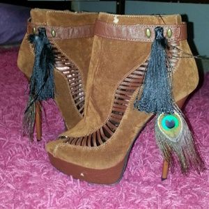 Platform booties