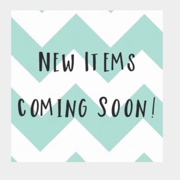 New items this coming week!!!