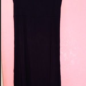 Navy blue maxi skirt