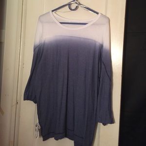 Dip dye sweater