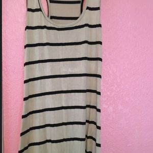 ‼️ Sold on Ⓜ️ercari  ‼️ Stripped maxi dress