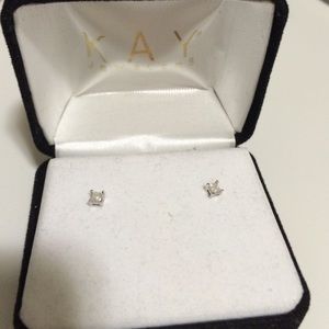 Kay Jewelers diamond stud earrings