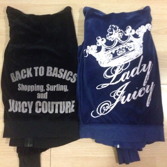 Juicy couture zip ups