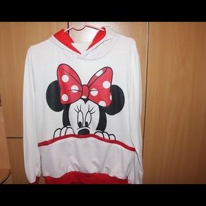 Minnie Mouse Hoodie With Zipper