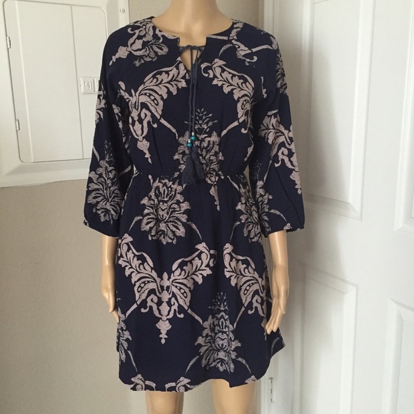 New💥! VALENCIA navy floral print dress - Picture 4 of 6