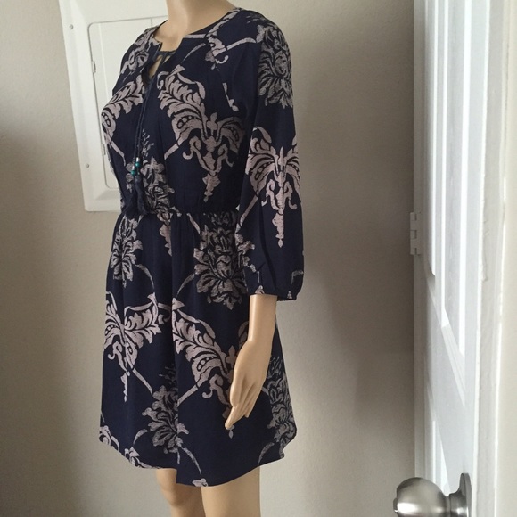 New💥! VALENCIA navy floral print dress - Picture 5 of 6