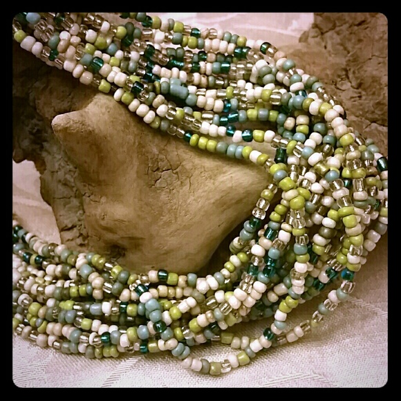 Handcrafted Glass Bead Necklace