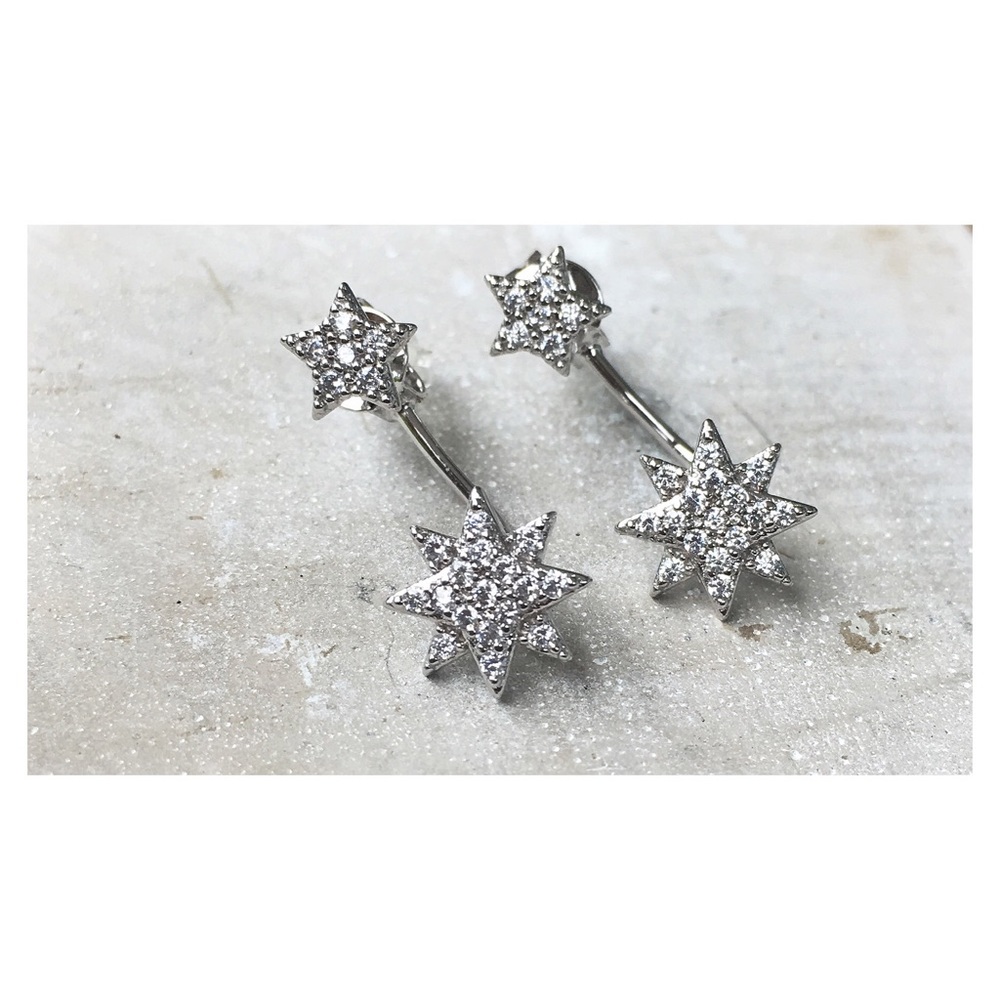 ✨Stardust Sterling Silver Ear Jacket