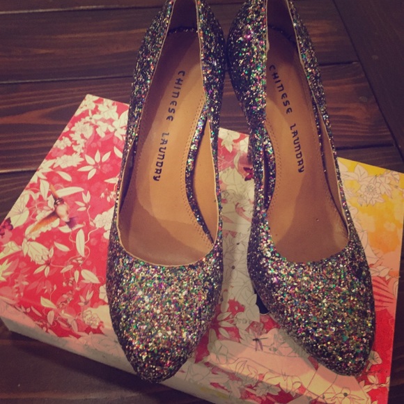 Glitter stilettos!