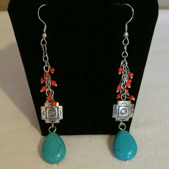Turquoise dangle Earrings