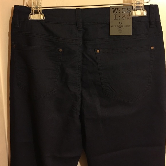 VERO MODA JEANS  Boot Cut Indigo 32x32 - Picture 2 of 4