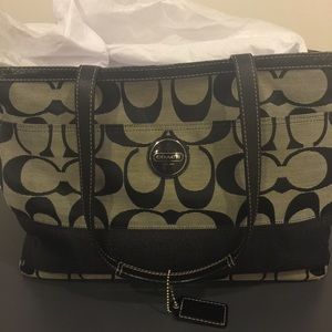 Large Coach diaper bag