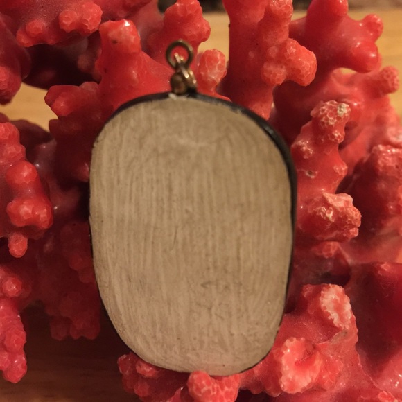 Vintage Aztec face pendent - Picture 2 of 3