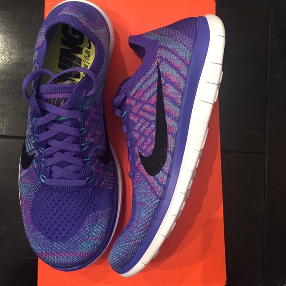 Nike Free 4.0 Flyknit multicolor size 7 New In Box - Picture 2 of 2
