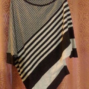 Striped angle sweater
