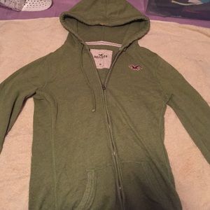 Hollister zip up hoodie