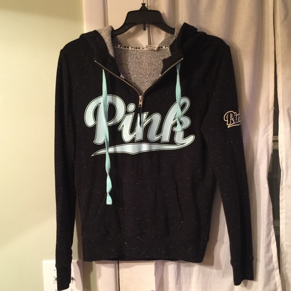 Brand New Hooded half zip