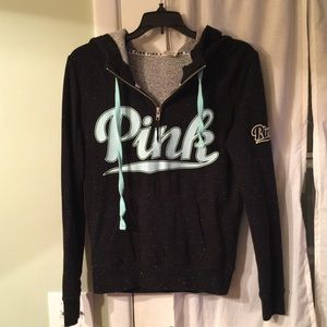 Brand New Hooded half zip