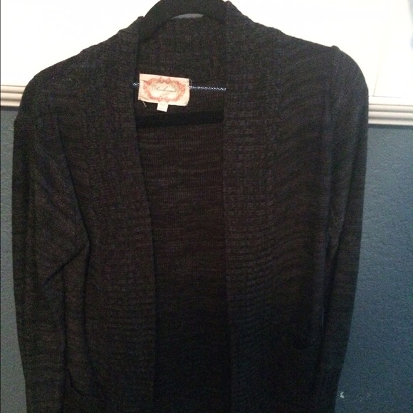 Dark grey cardigan