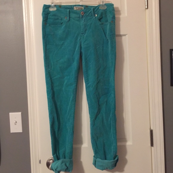 Mint Corduroy Jeans