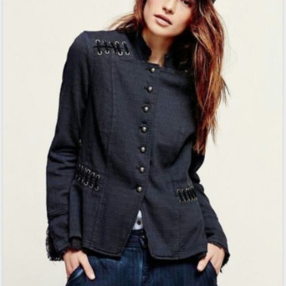 Free People Jacket Victorian Lace
