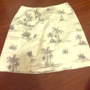 Palm tree skirt