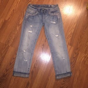 Miss Me cropped capris