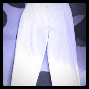 Express White Stretch pants.
