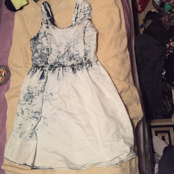 Acid washed dress