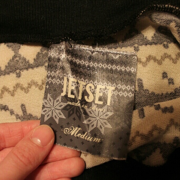 Deer Patterned Sweater Skirt - Picture 3 of 4