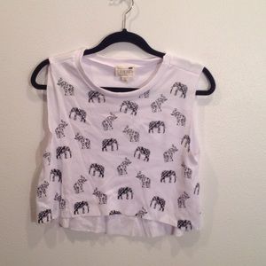 ⚡️ BOGO ⚡️ Elephant Crop Top